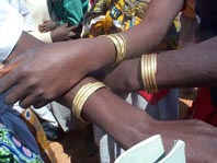 Hand fashioned bracelets