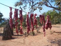 Goat meat preserved