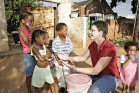 Street vendors in South Africa